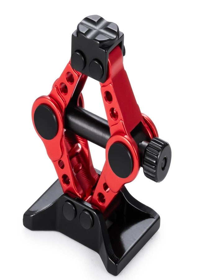 RCHUBAM 1/18 Scale Jack Stands RC Decoration Accessories Adjustable Height Simulation Metal Jack Tool Compatible with 1/18 TRX4M 1/24 Axial SCX24 AXI00001 RC Crawler Car - Image 1